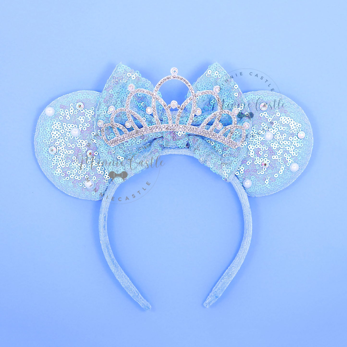 Spearmint Mouse Ears with Tiara