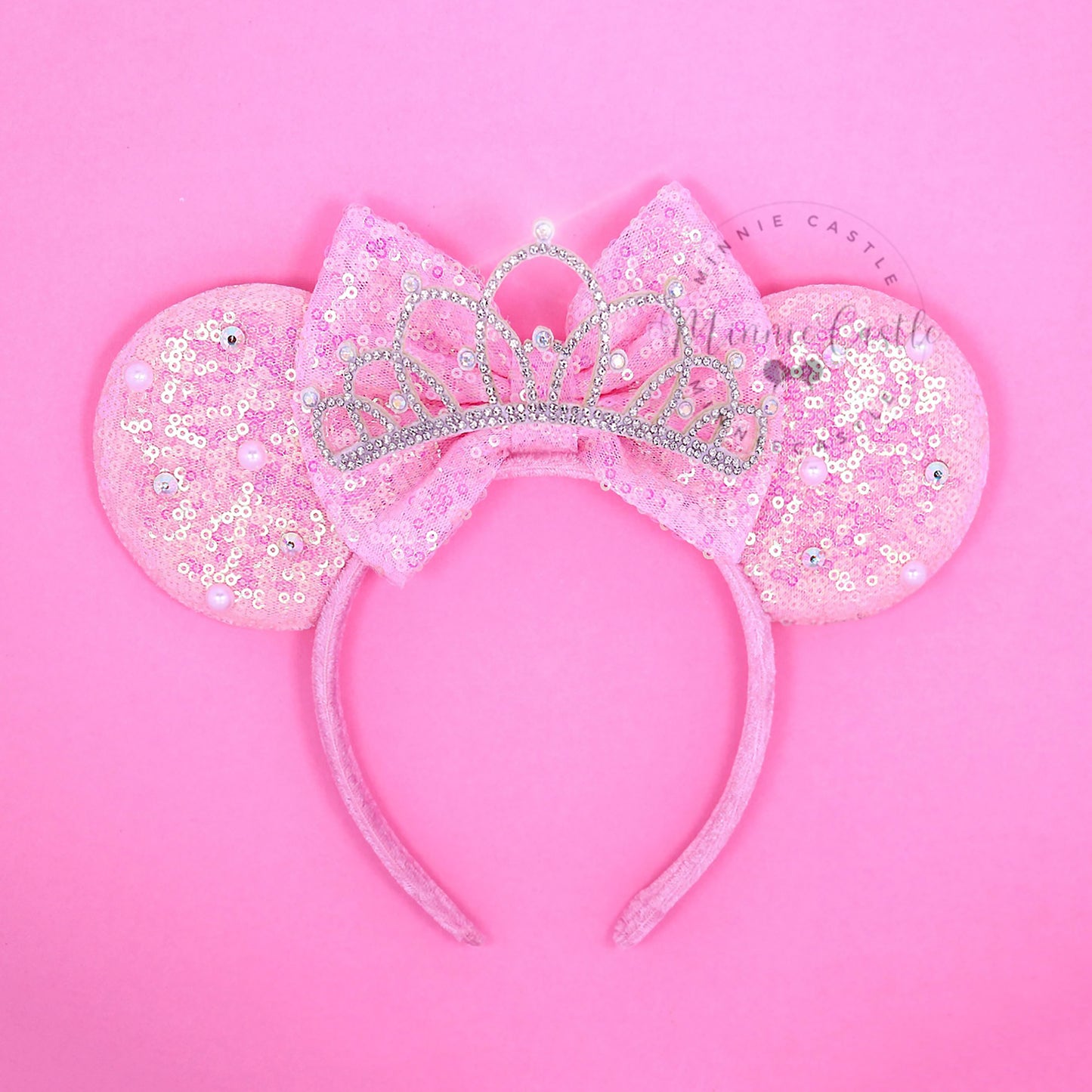 Spearmint Mouse Ears with Tiara
