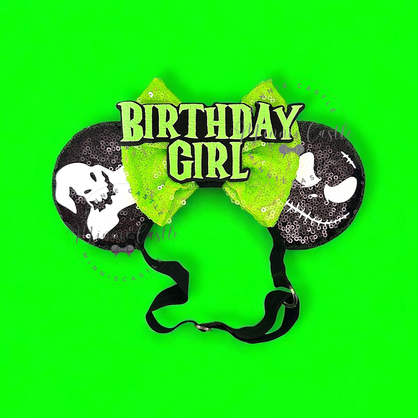 Birthday Boogie Spooky Mouse Ears (Elastic Headband)