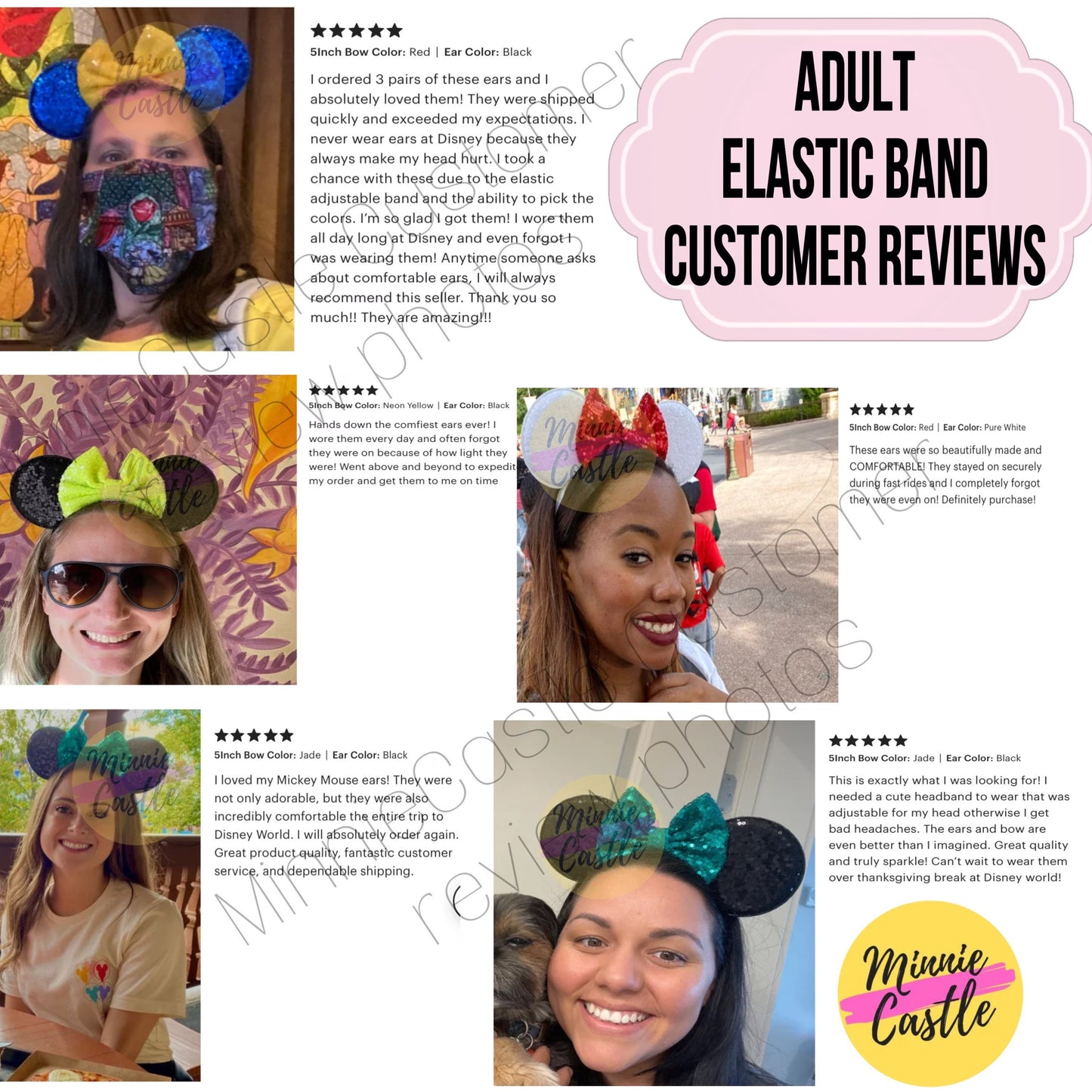 Birthday Boogie Spooky Mouse Ears (Elastic Headband)