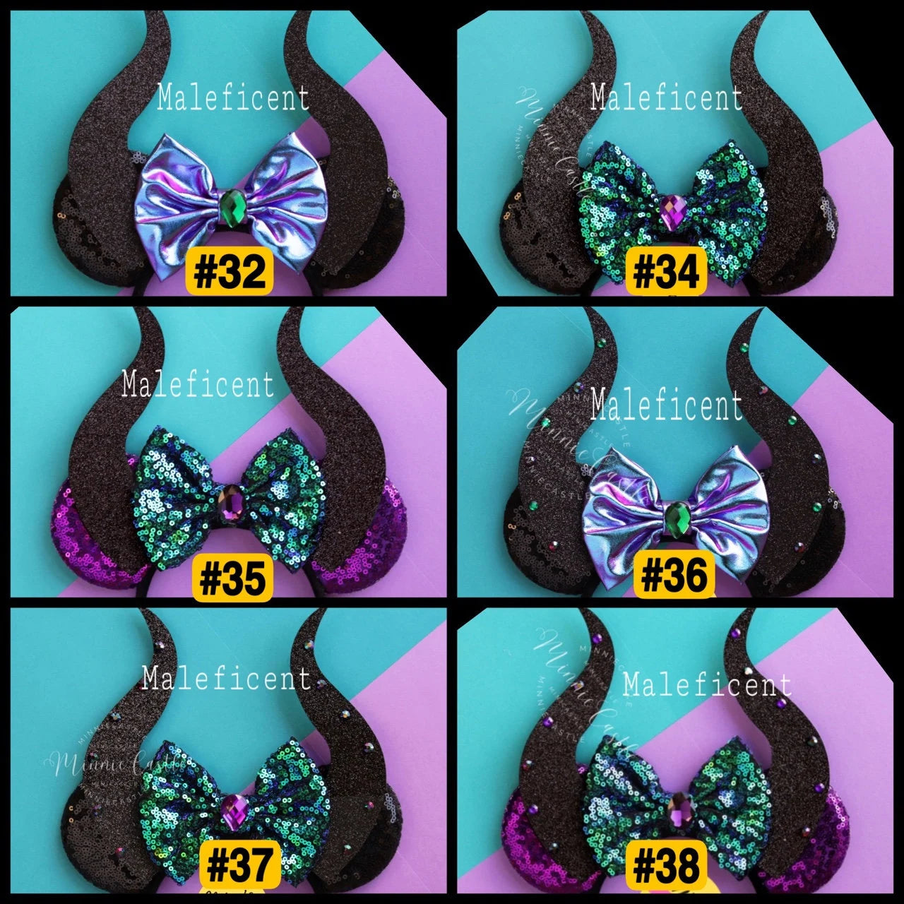 Halloween Mickey Ears Collections (Elastic Headband)