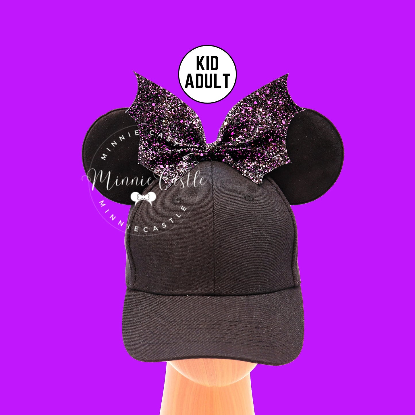 Bat Bow Ghost Inspired Baseball Cap