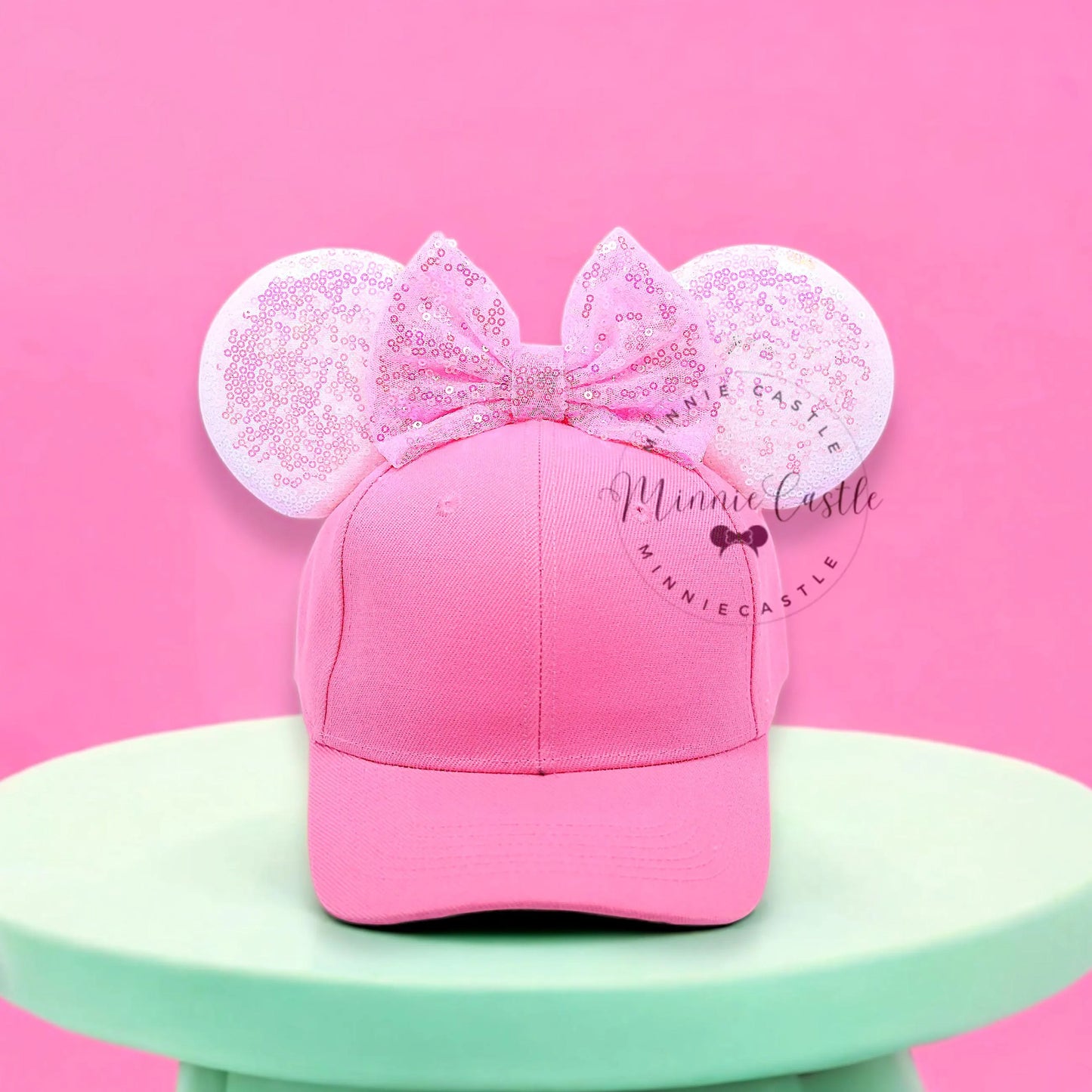 Large Gold Crown Mouse ear Hat