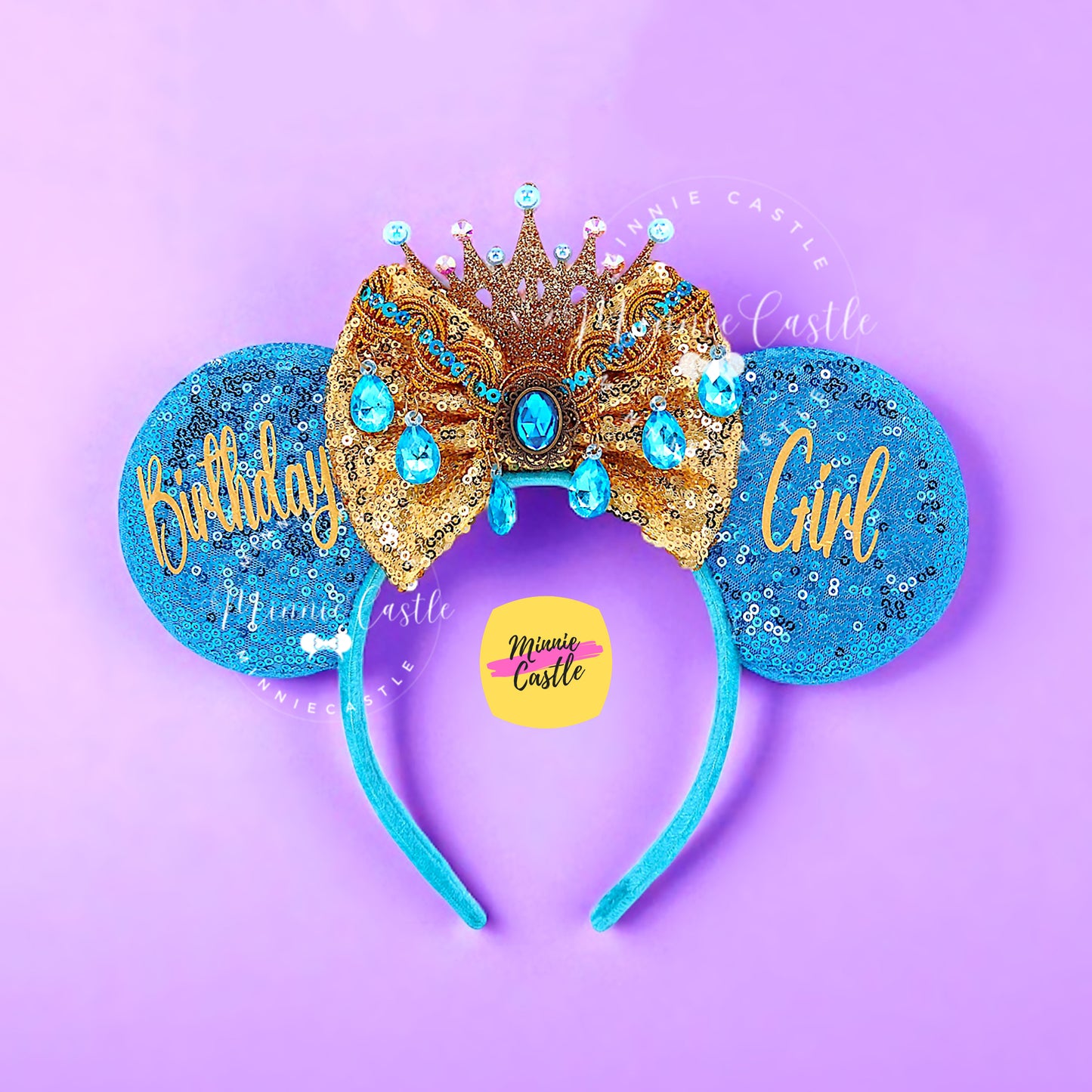 Jasmine Birthday Girl Crown Ears