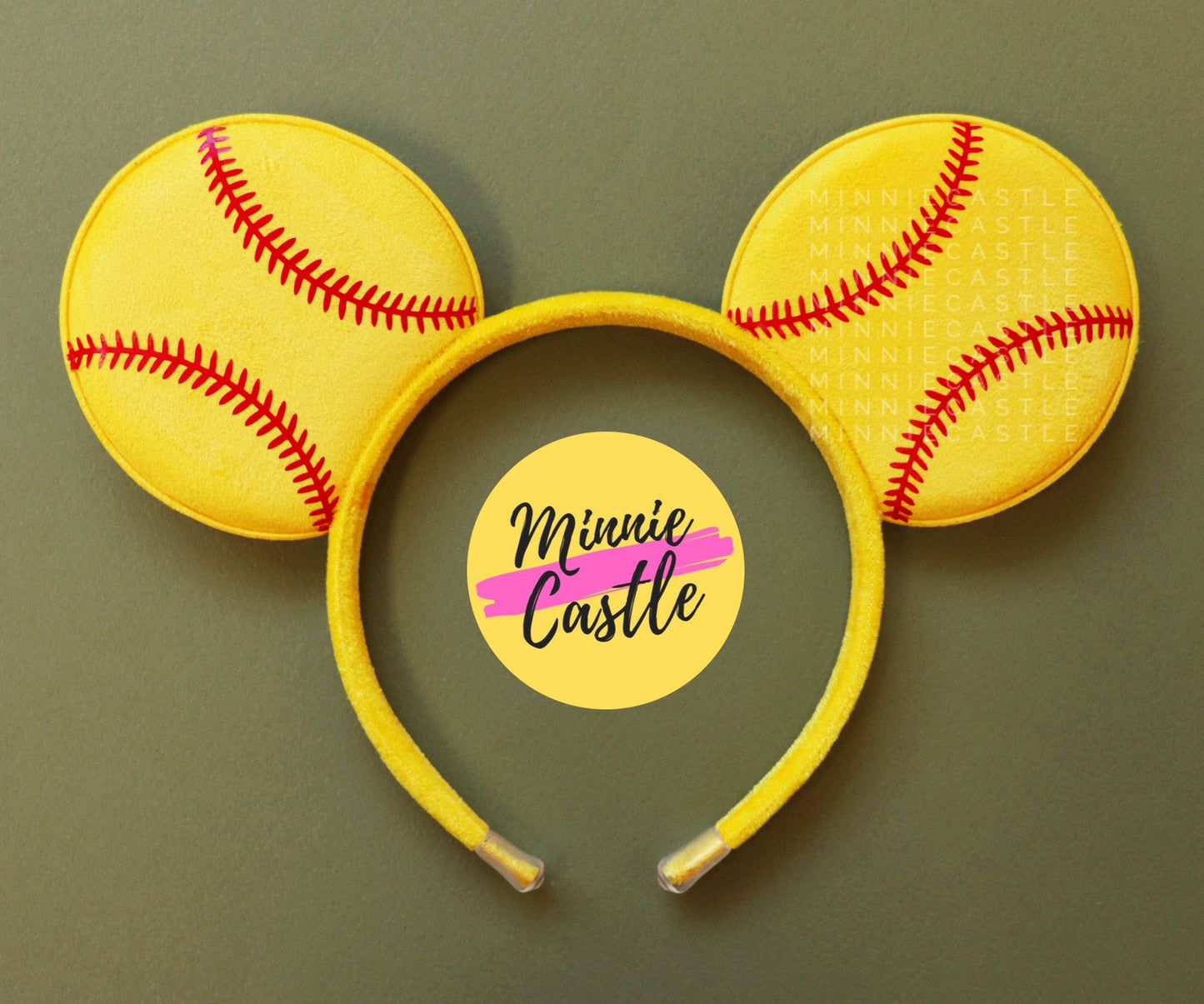 Softball Sport Mouse Ears