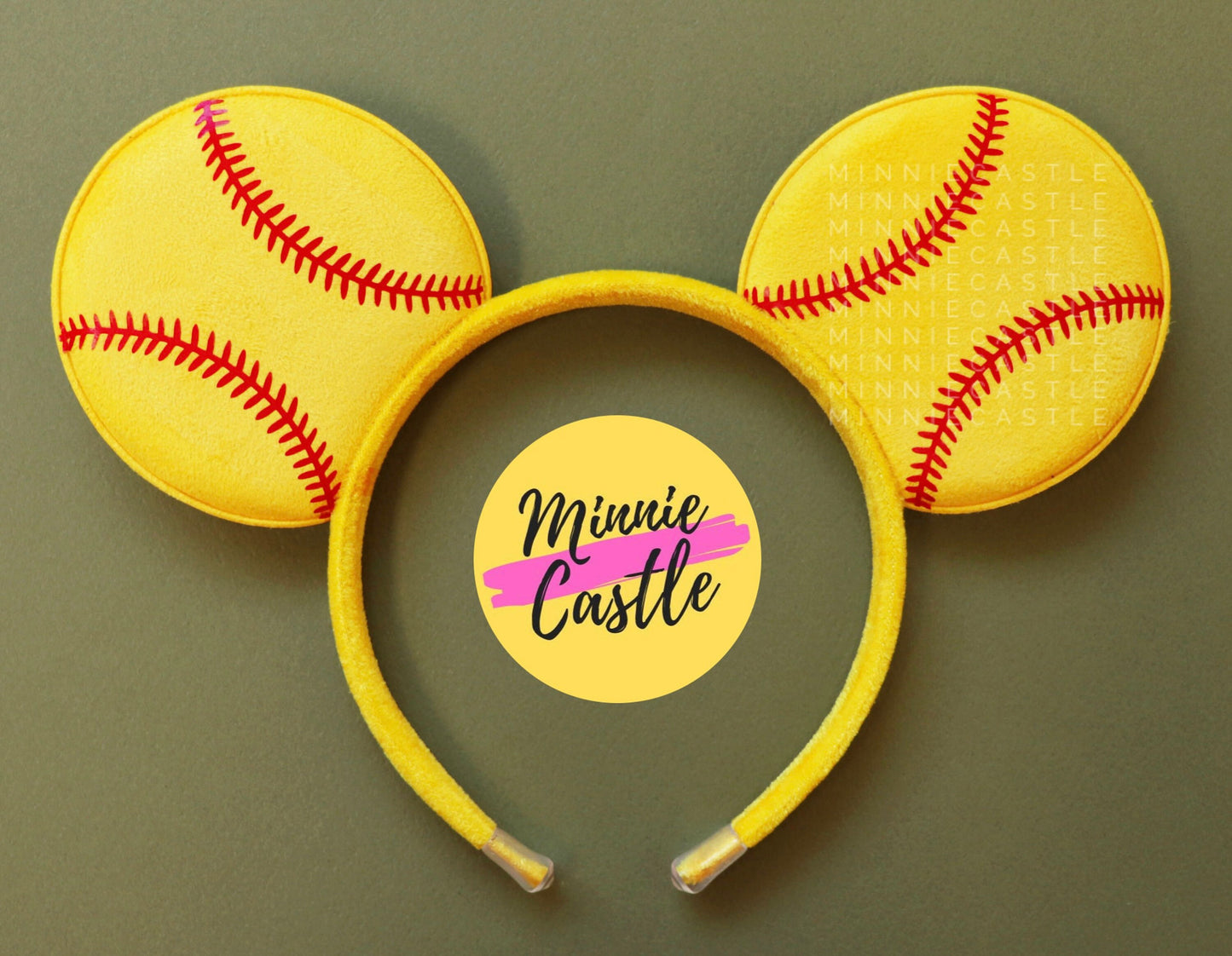 Softball Sport Mouse Ears