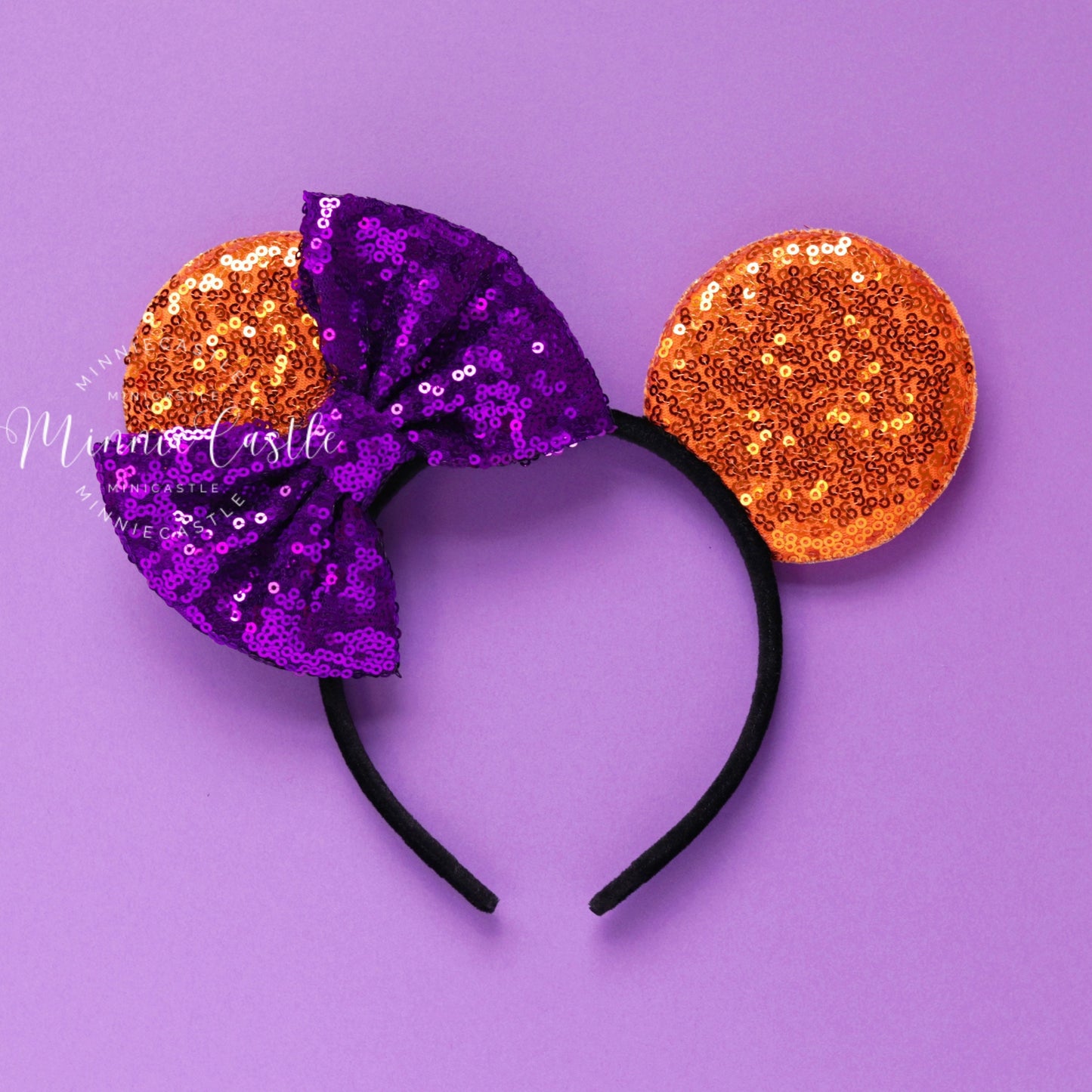 Halloween tilted bow mouse ears
