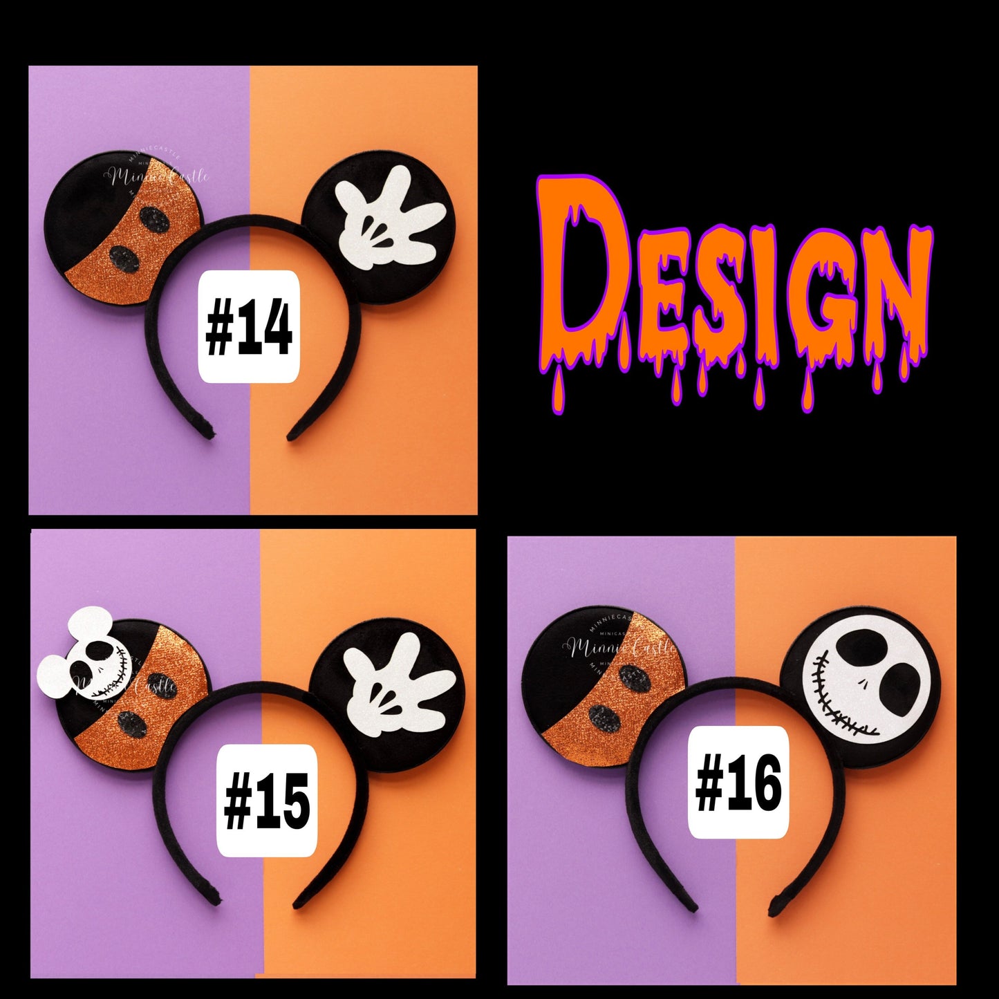 Halloween Mickey Skull Collection Mouse Ears
