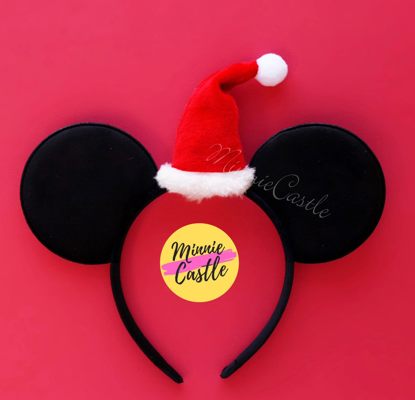 Santa Hat Boy/ Men Mouse Ears