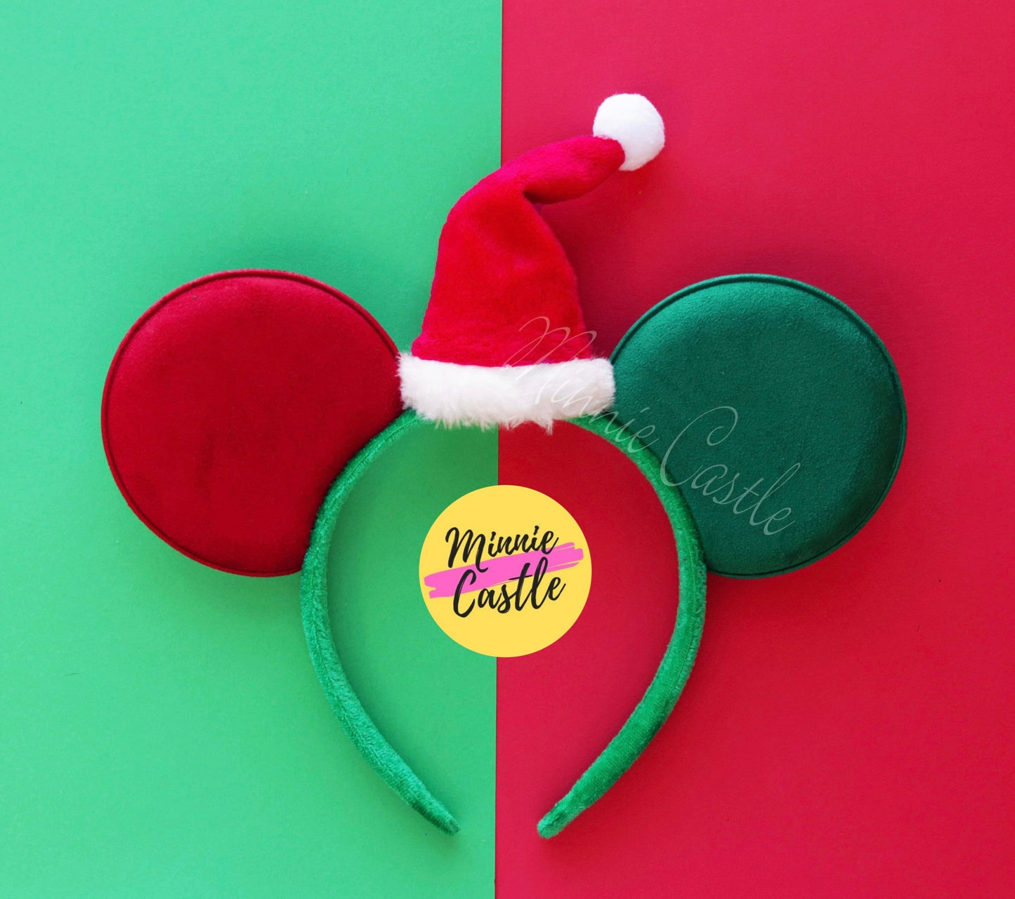 Santa Hat Boy/ Men Mouse Ears