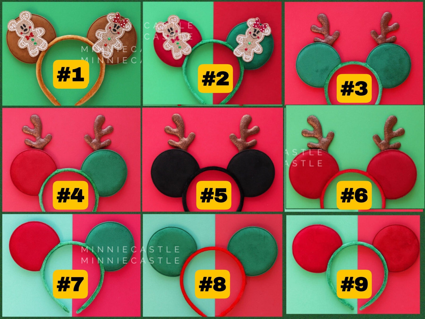 Christmas Antlers Mouse Ears (Collections)