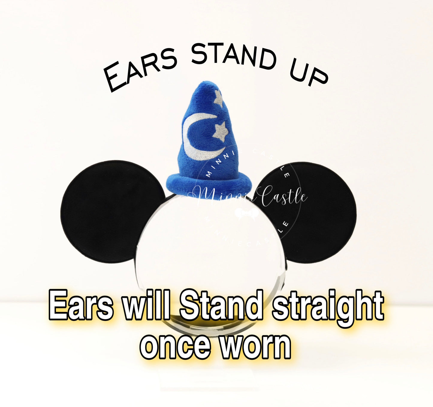 Sorcerer Boy/ Men Mouse Ears (Elastic Headband)