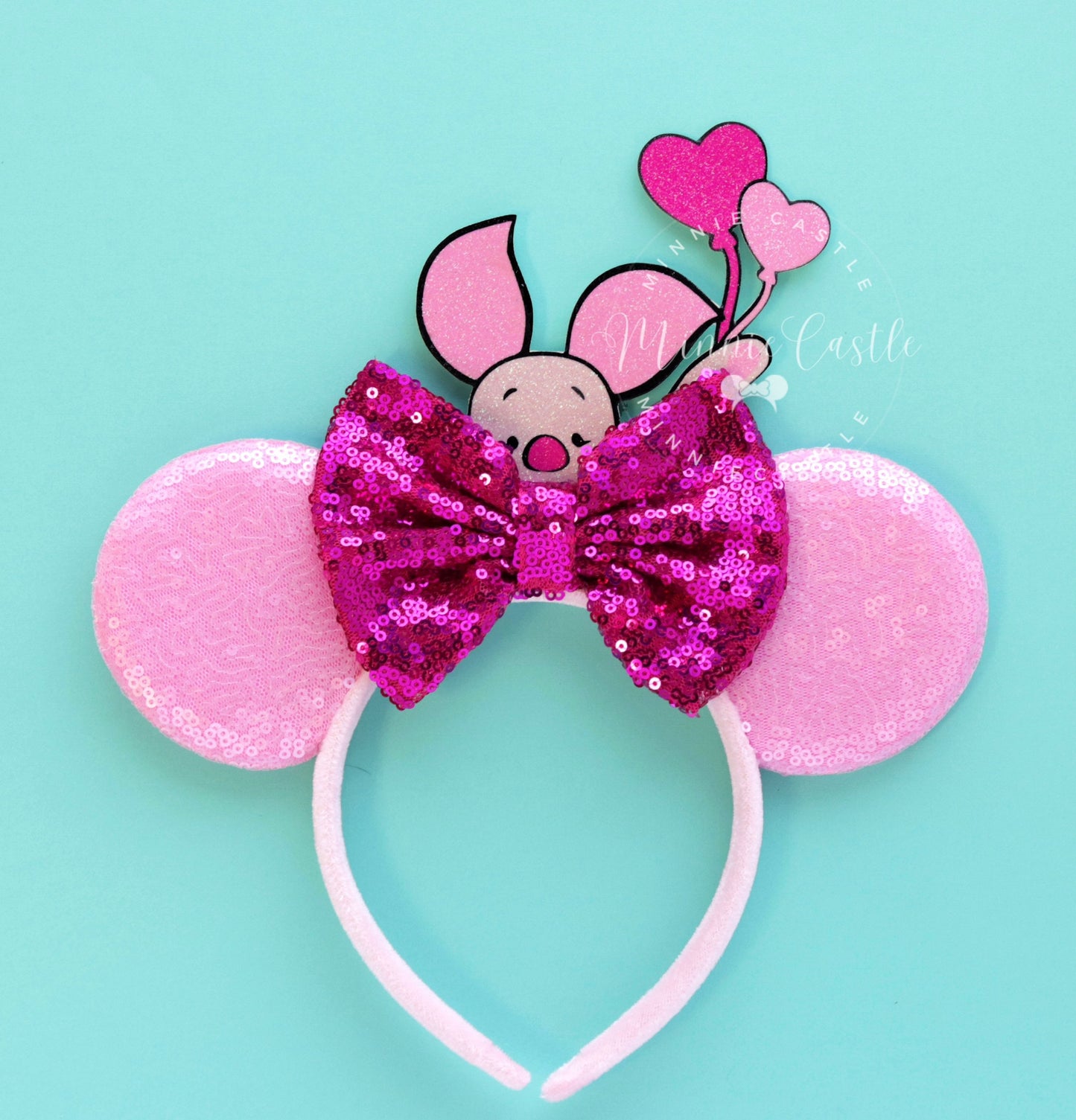 Pink Piggy Mouse Ears