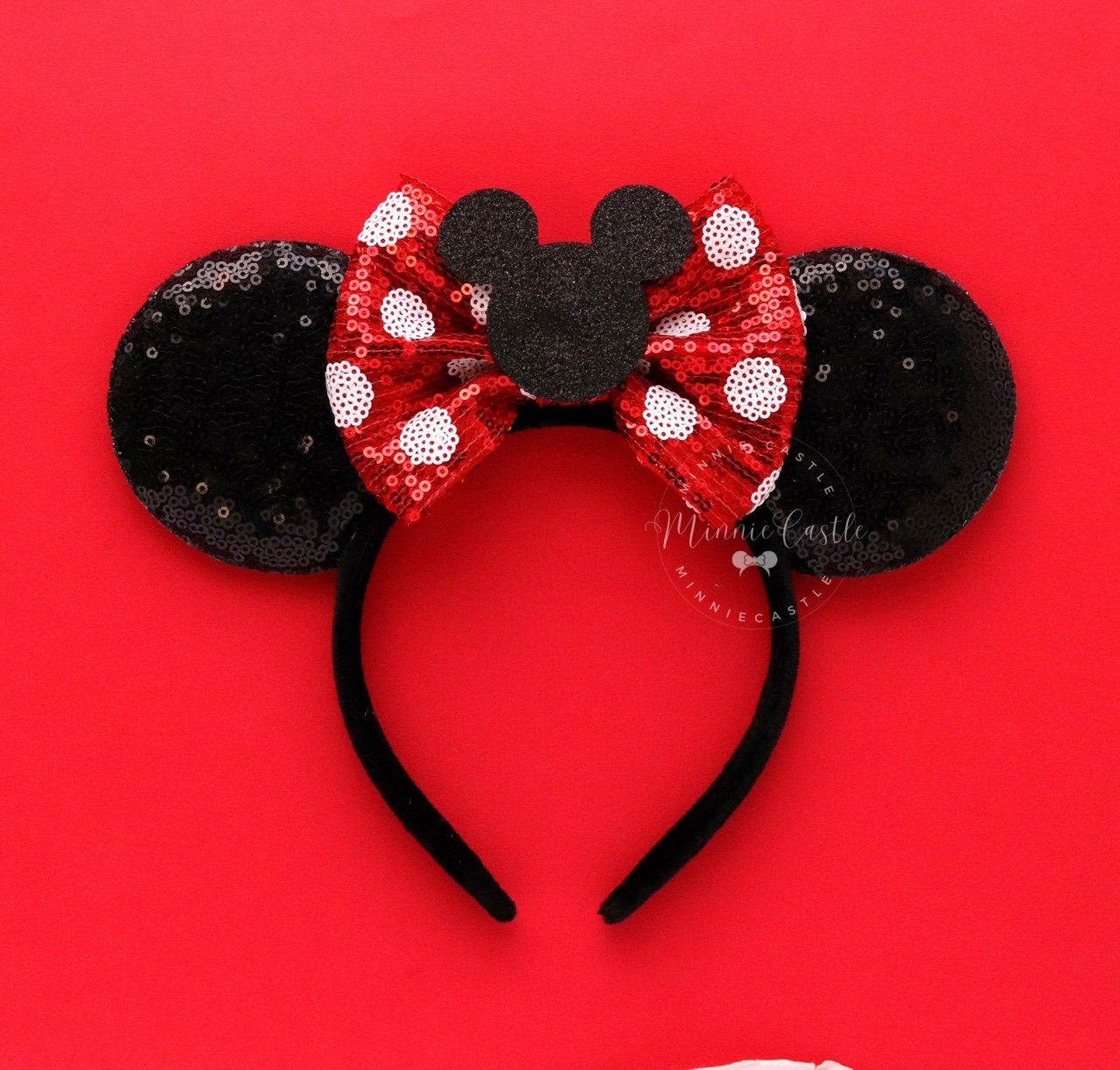 Red Bow Mickey Ears