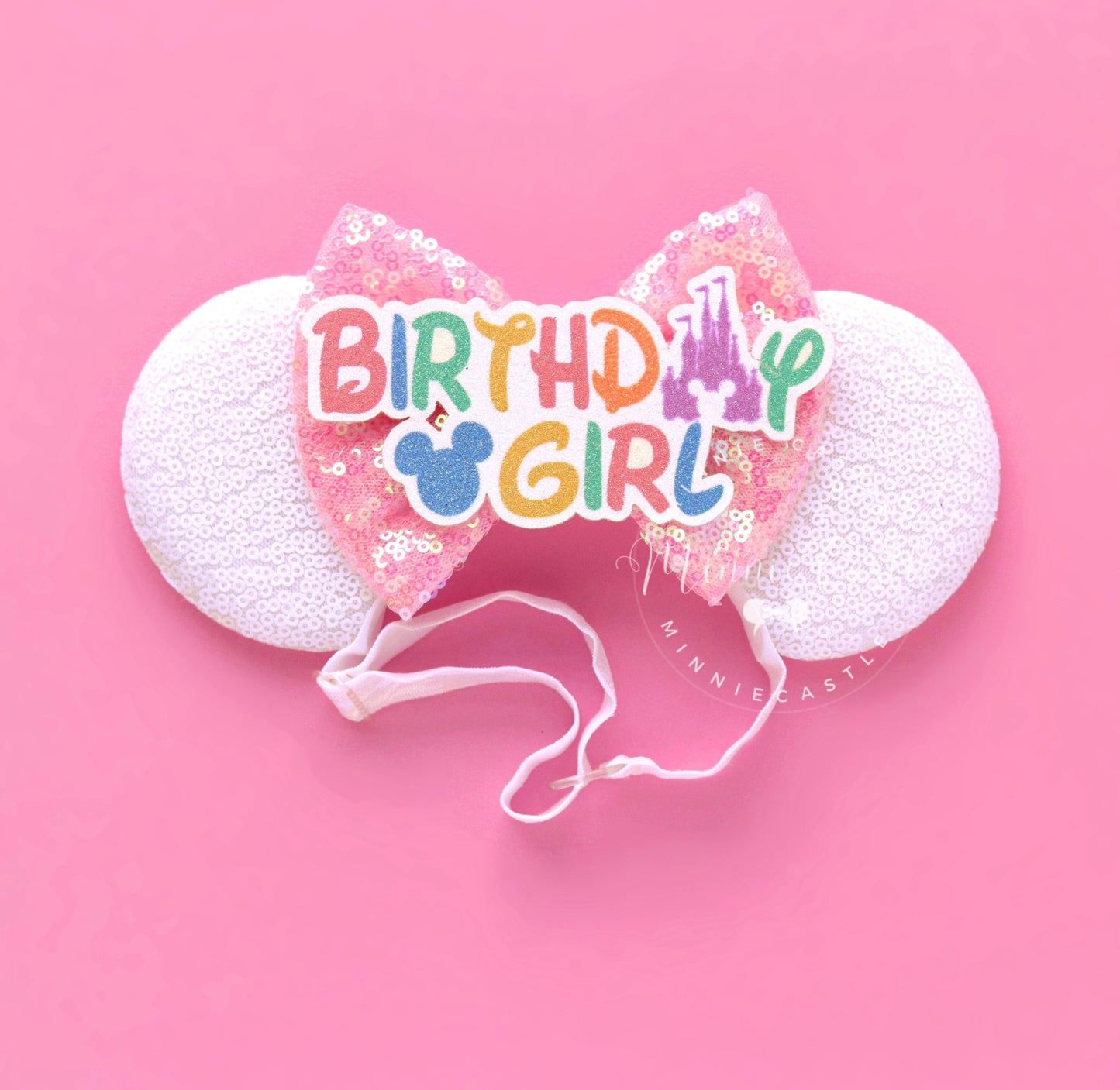 Birthday Mickey Ears (Elastic Band)