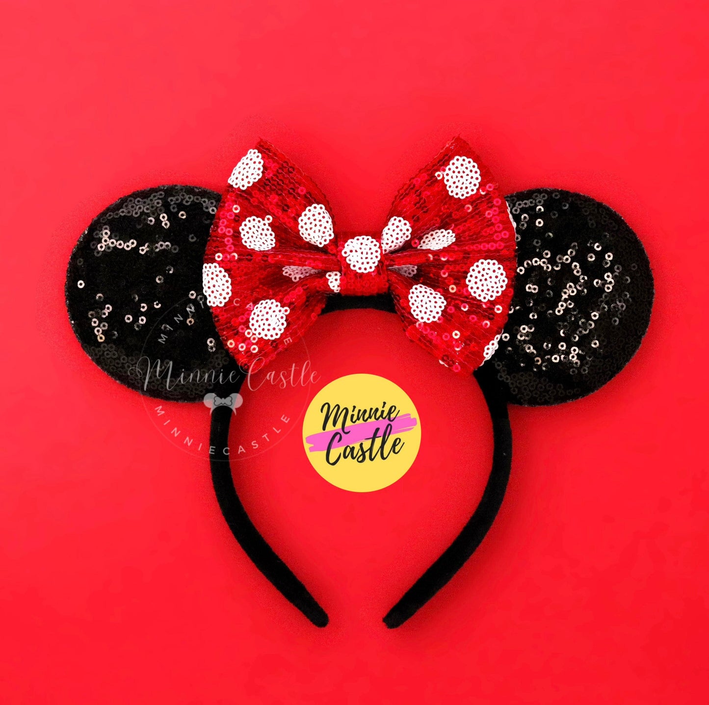 Red Bow Mickey Ears