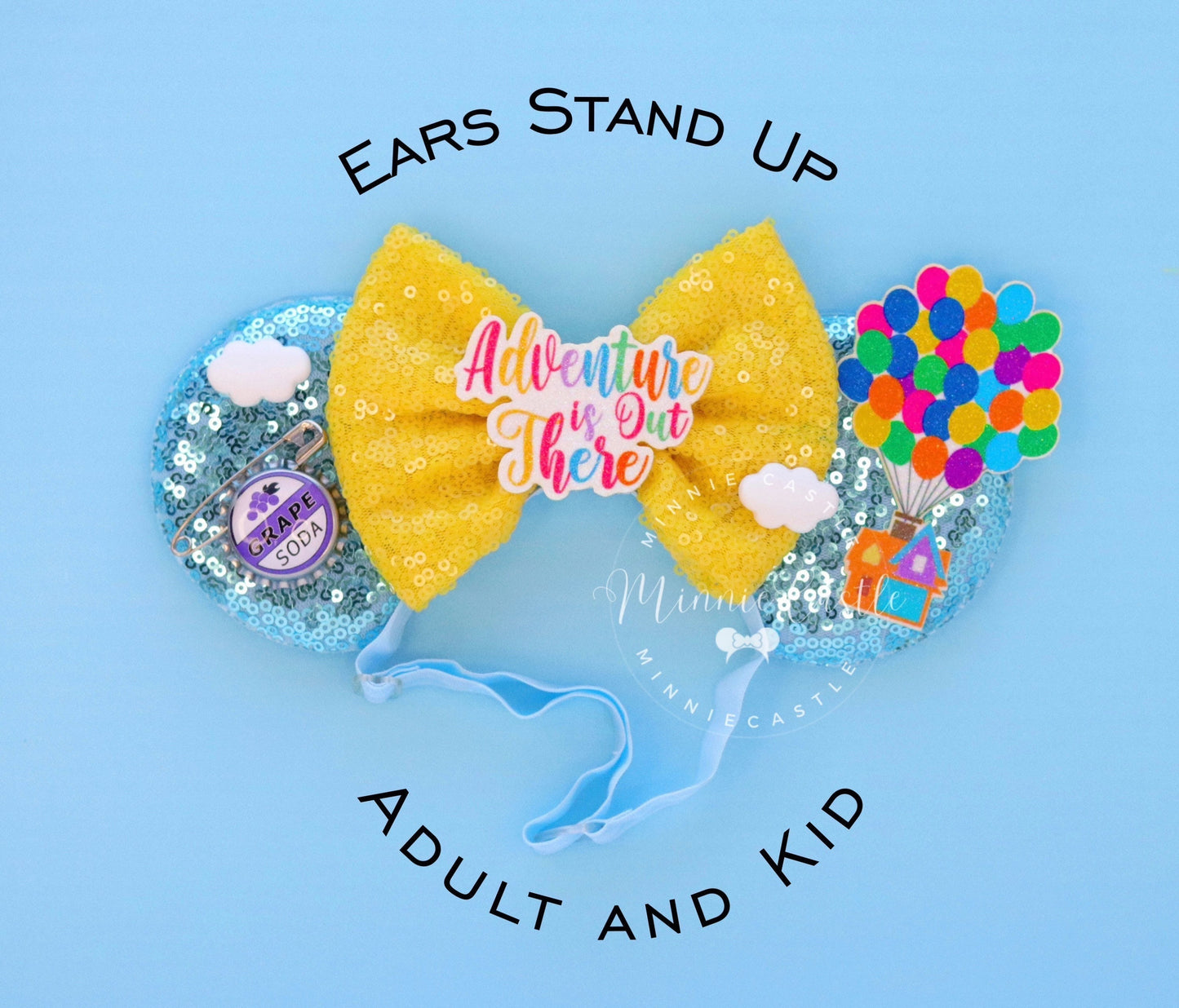 Up Soda Mouse Ears (Elastic Headband)