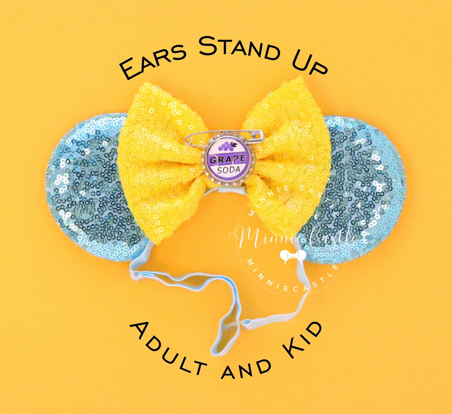 Up Soda Mouse Ears (Elastic Headband)