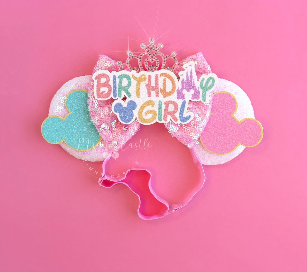 Birthday Mickey Ears (Elastic Band)