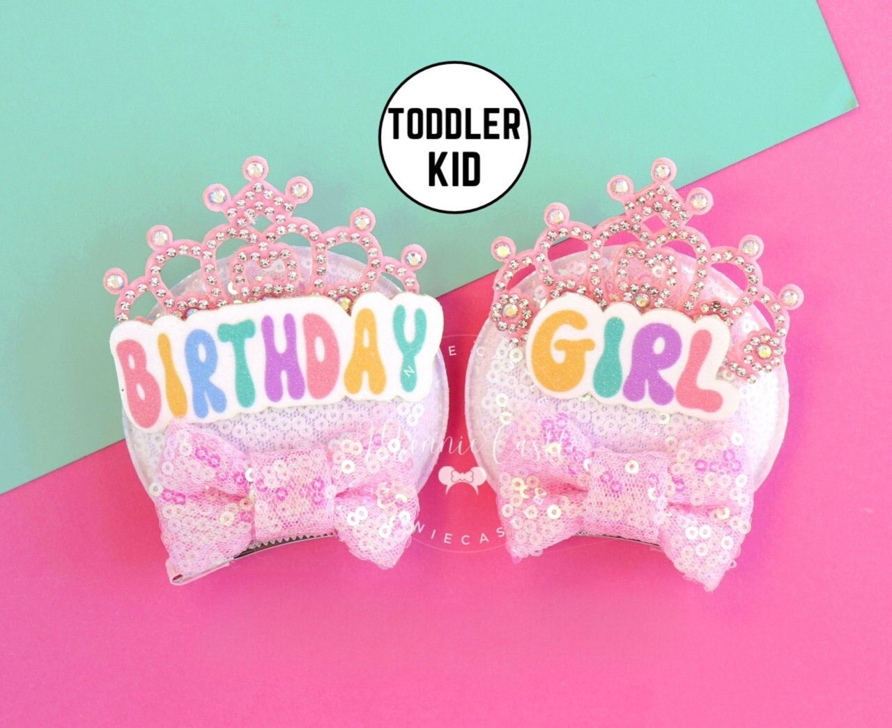 Birthday Girl Hair Clip Ears