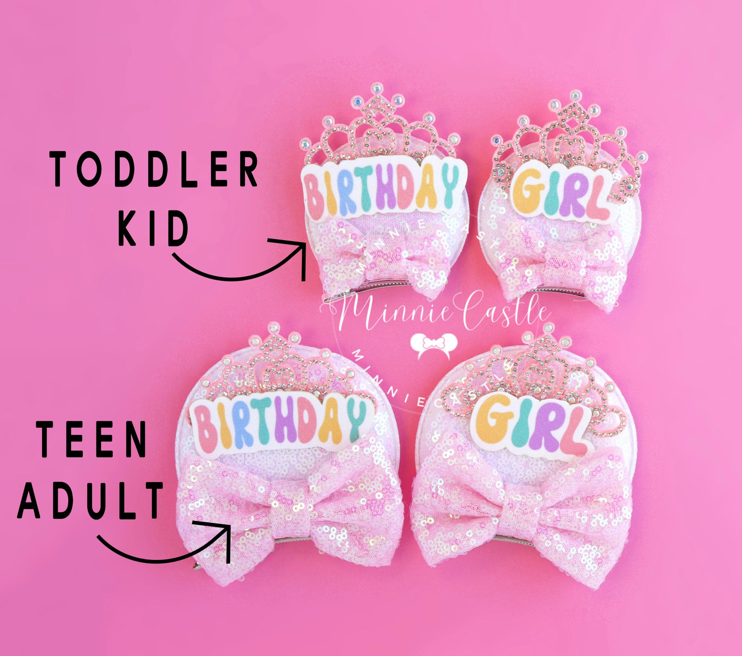 Birthday Girl Hair Clip Ears
