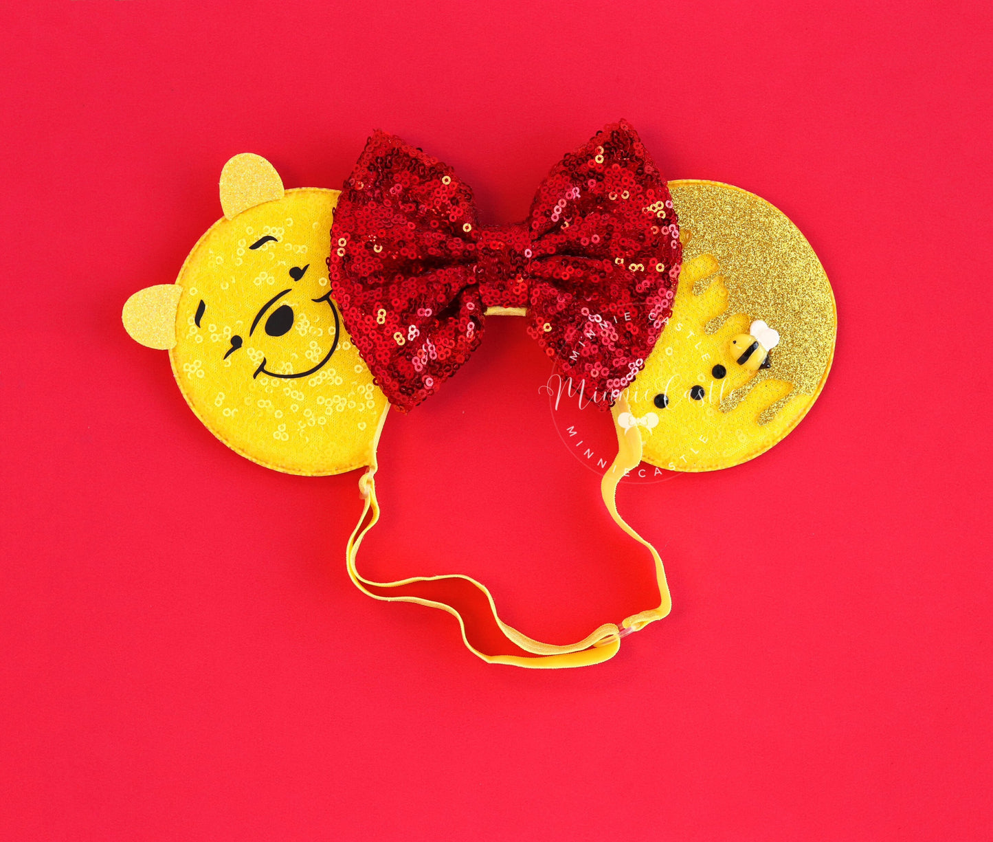 Poo Honey Mouse Ears (Elastic Headband)