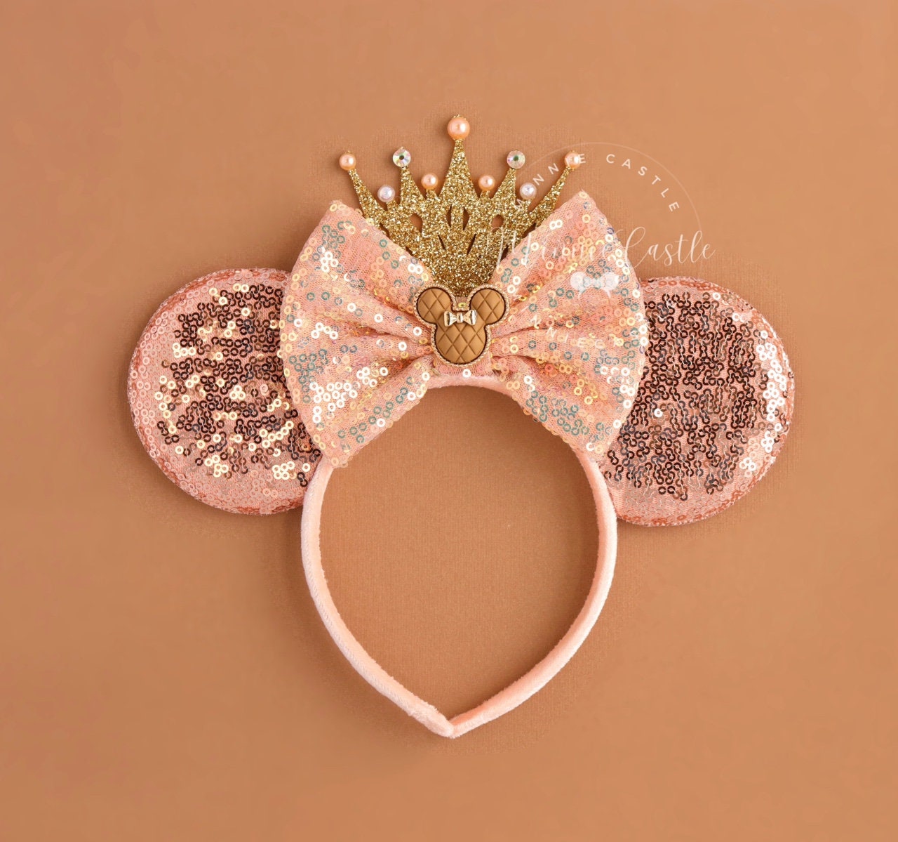Mickey Ears with Gold Crown