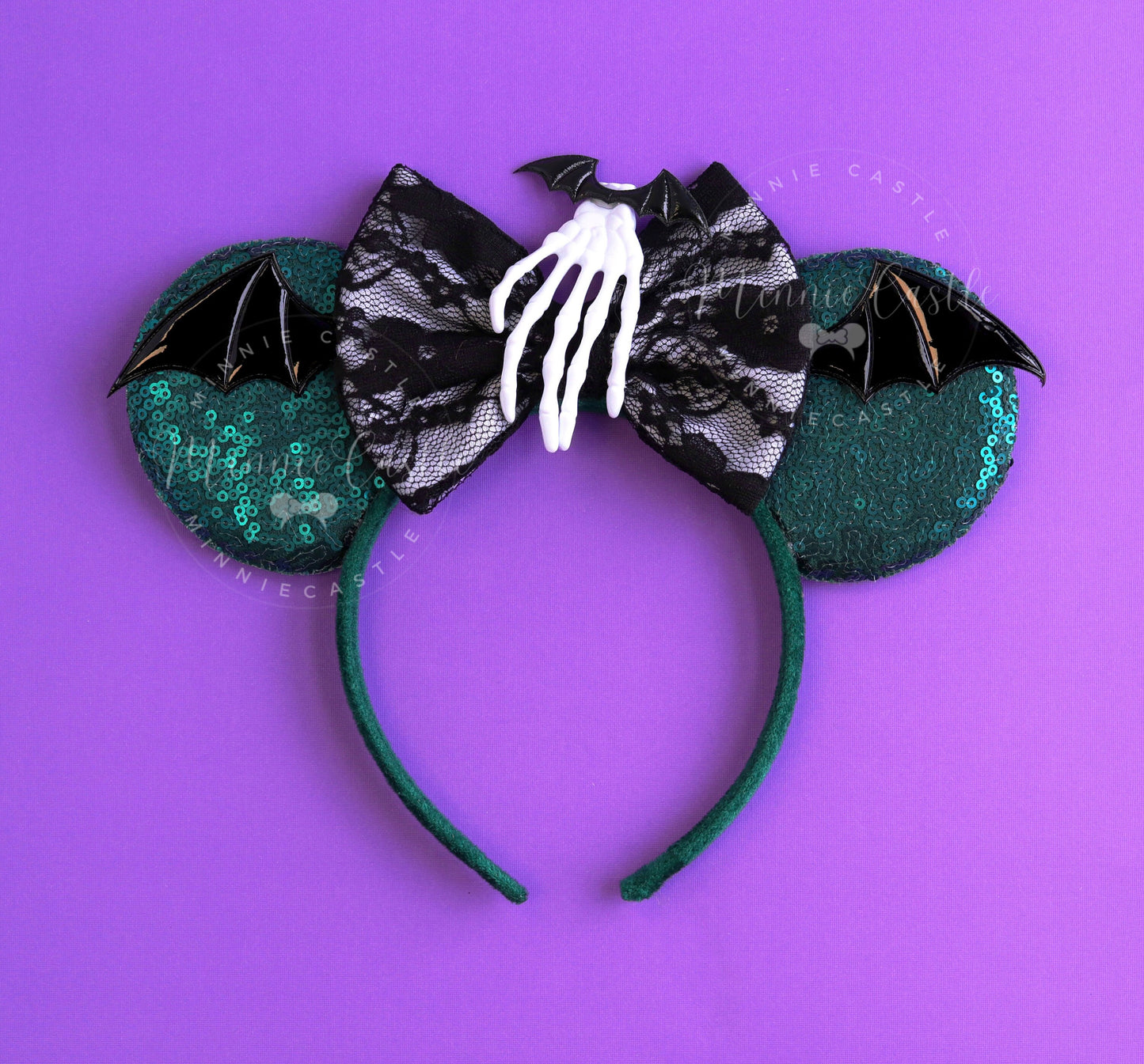 Halloween bat skeleton hand Mouse Ear
