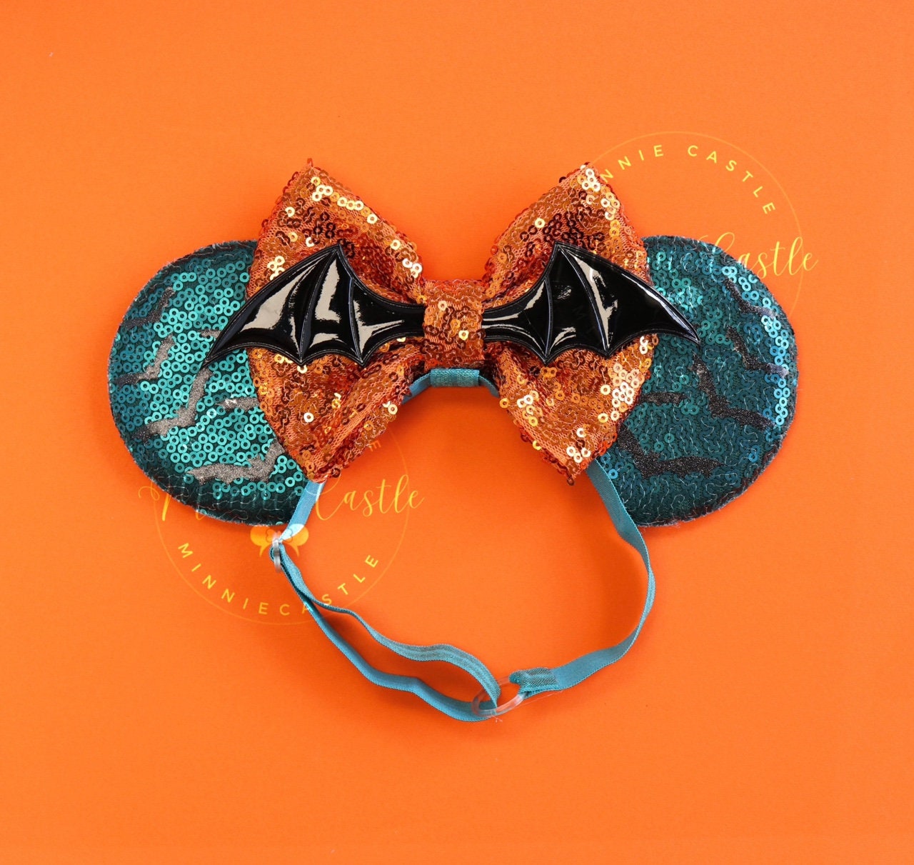 Halloween spooky Bat mouse ear (Elastic Headband)
