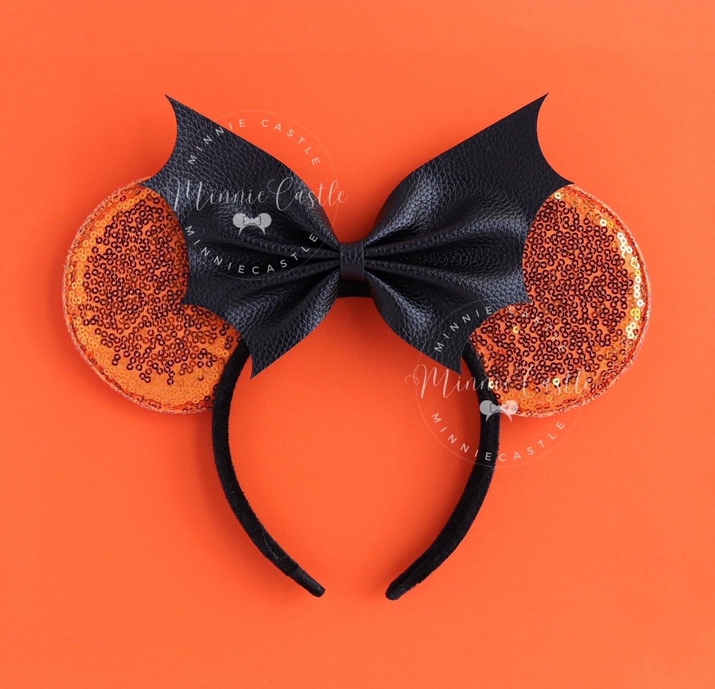 Bat Bow Halloween Mouse Ears