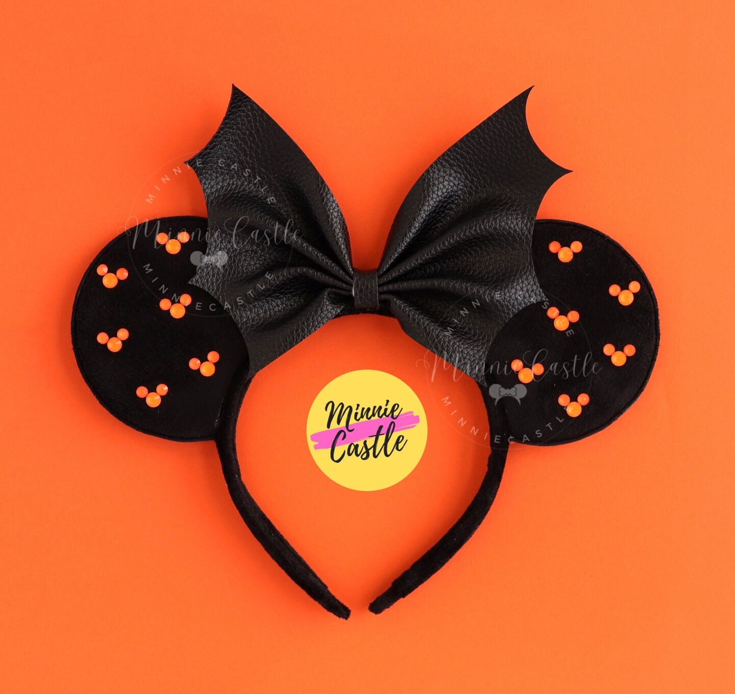 Birthday Day Halloween Bat Bow Mouse Ear