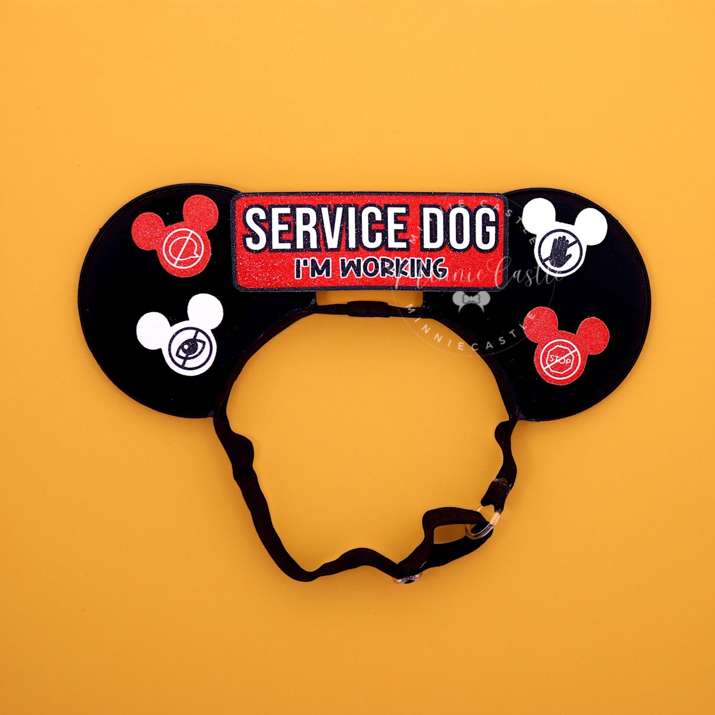 Magical Mission Mouse Ears Headband for Service Dog