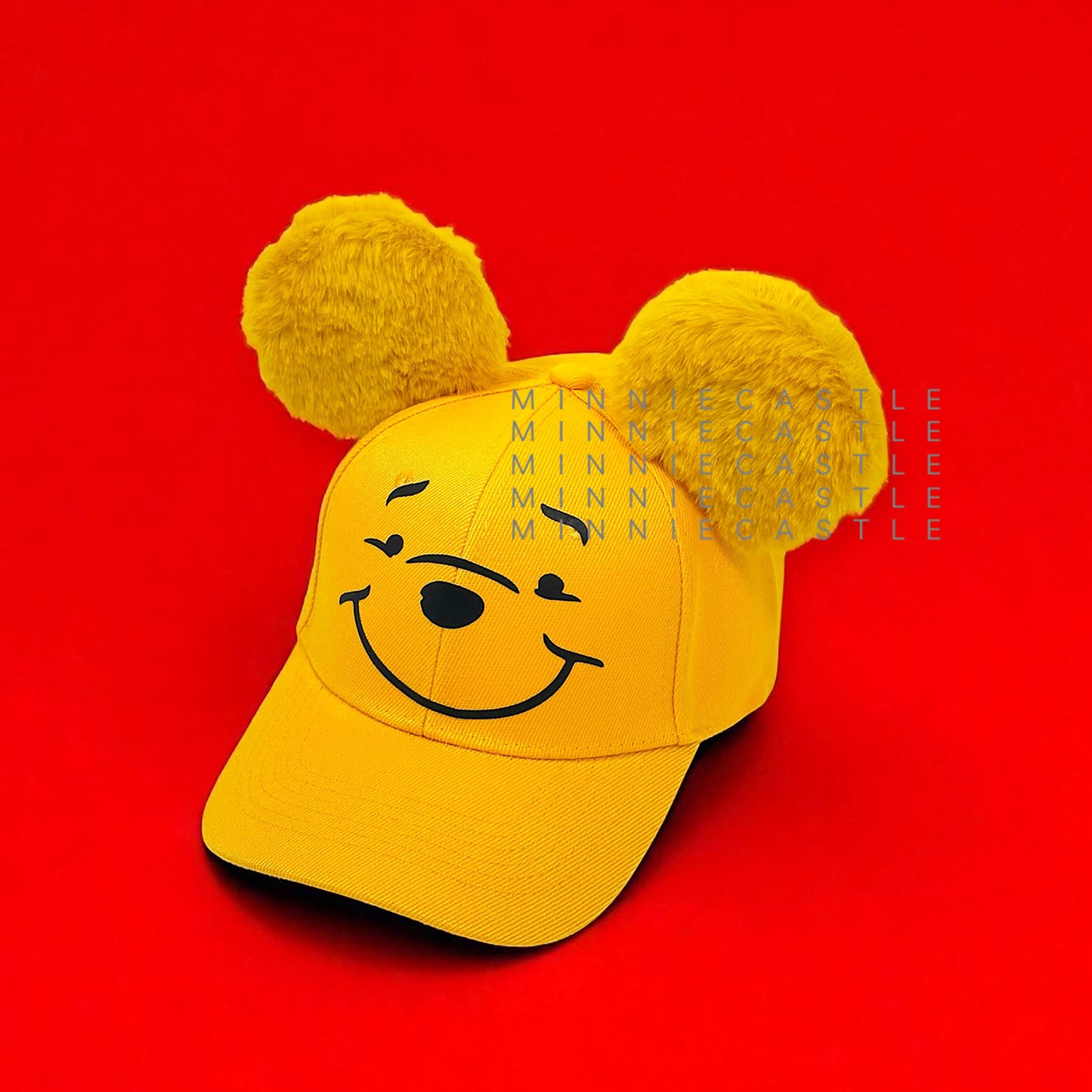 Pooh Fuzzy Mouse Ears Baseball Cap