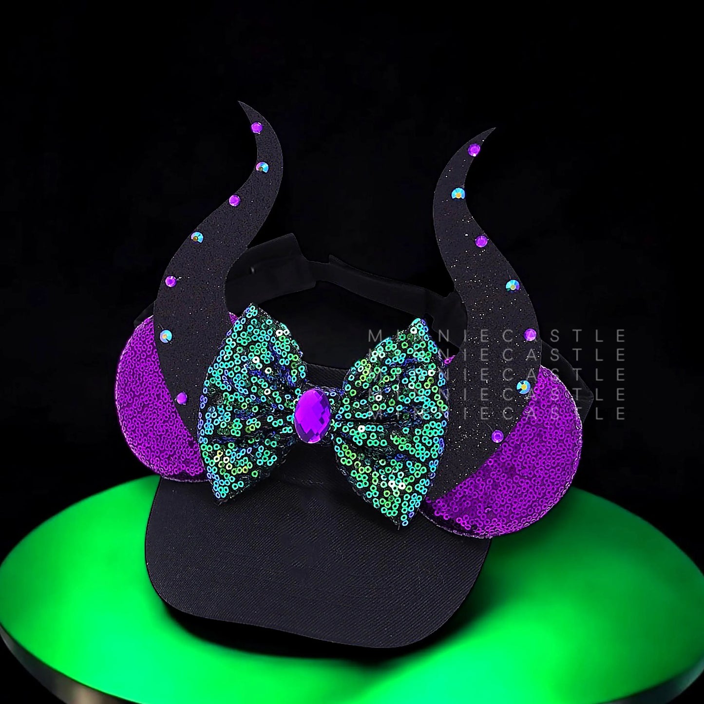Malficent Mouse Ears Visor