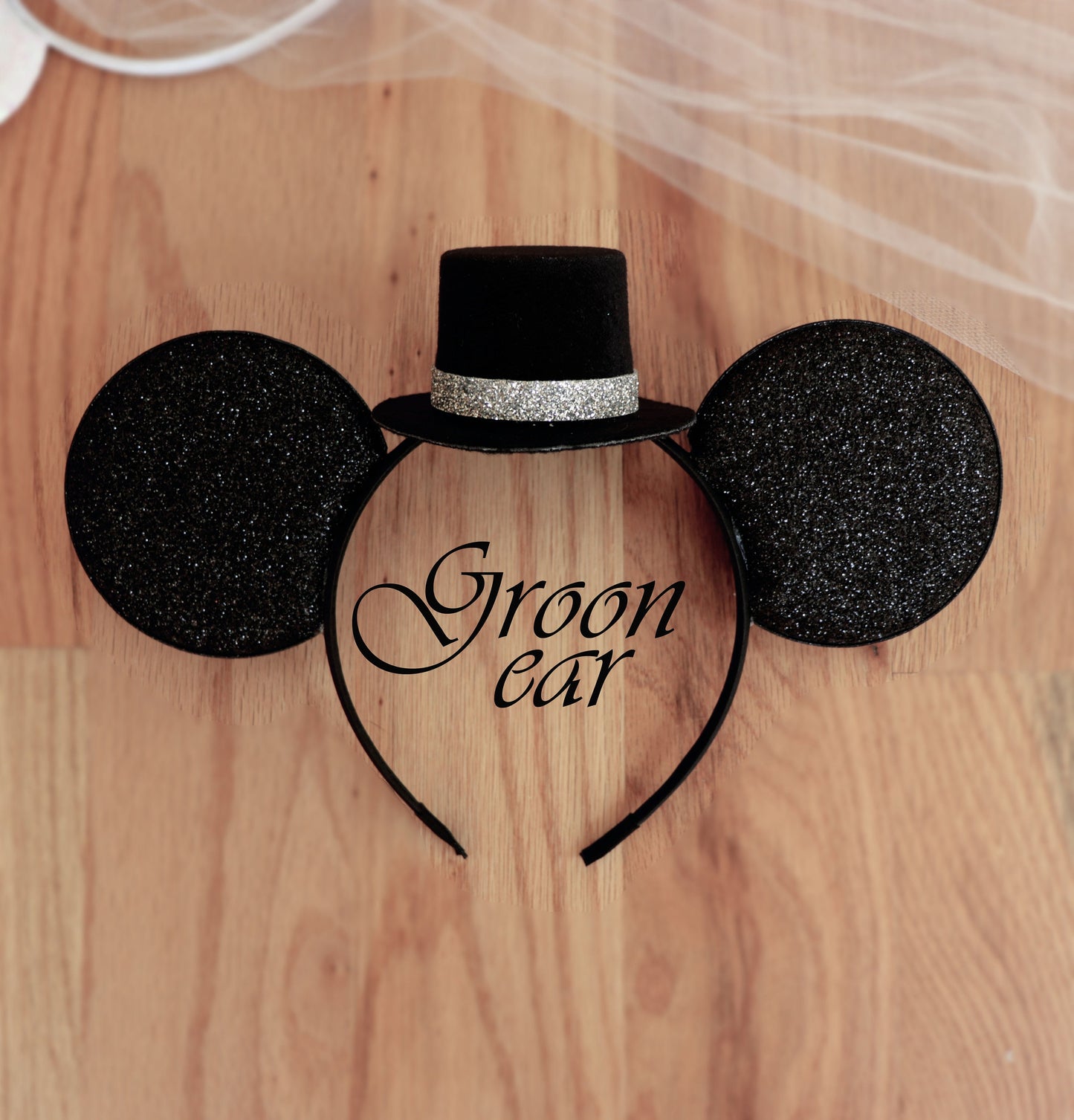 Halloween theme Bride and Groom Mickey Ears