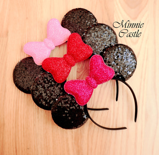Red Bow Mickey Ears