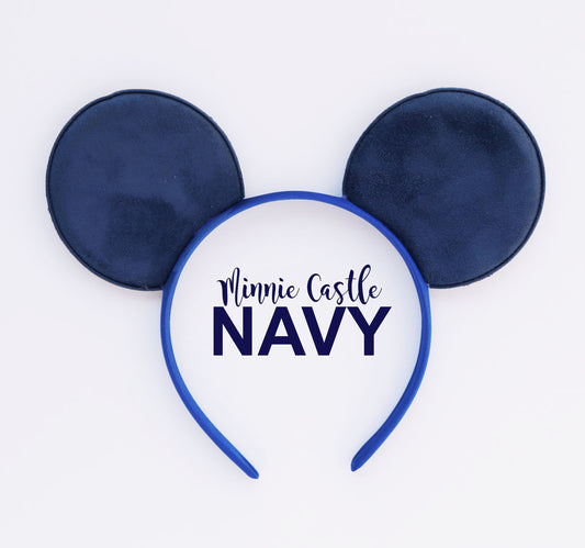 Navy Blue Mickey Ears