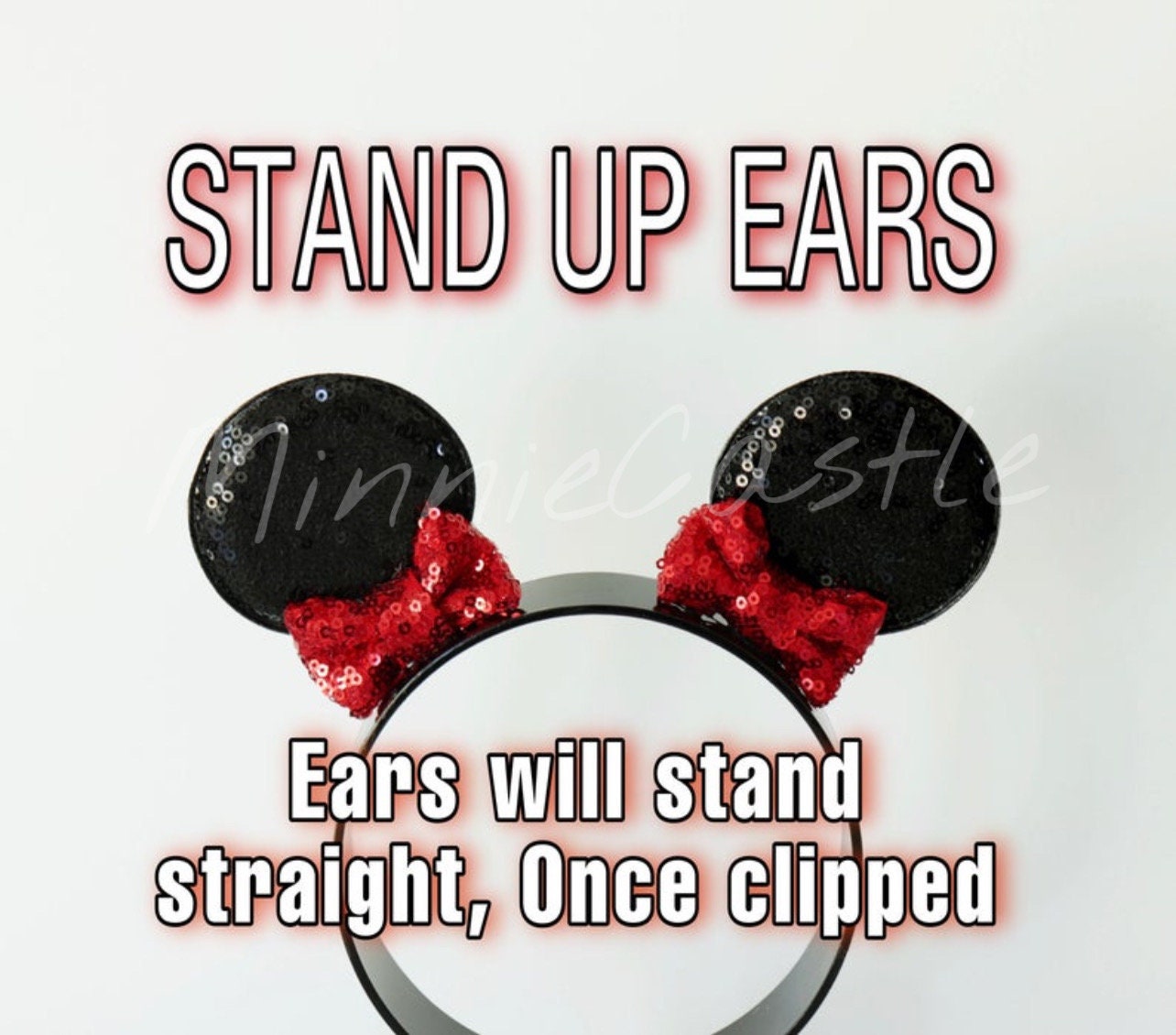 Remy Mickey Ears Hair Clips