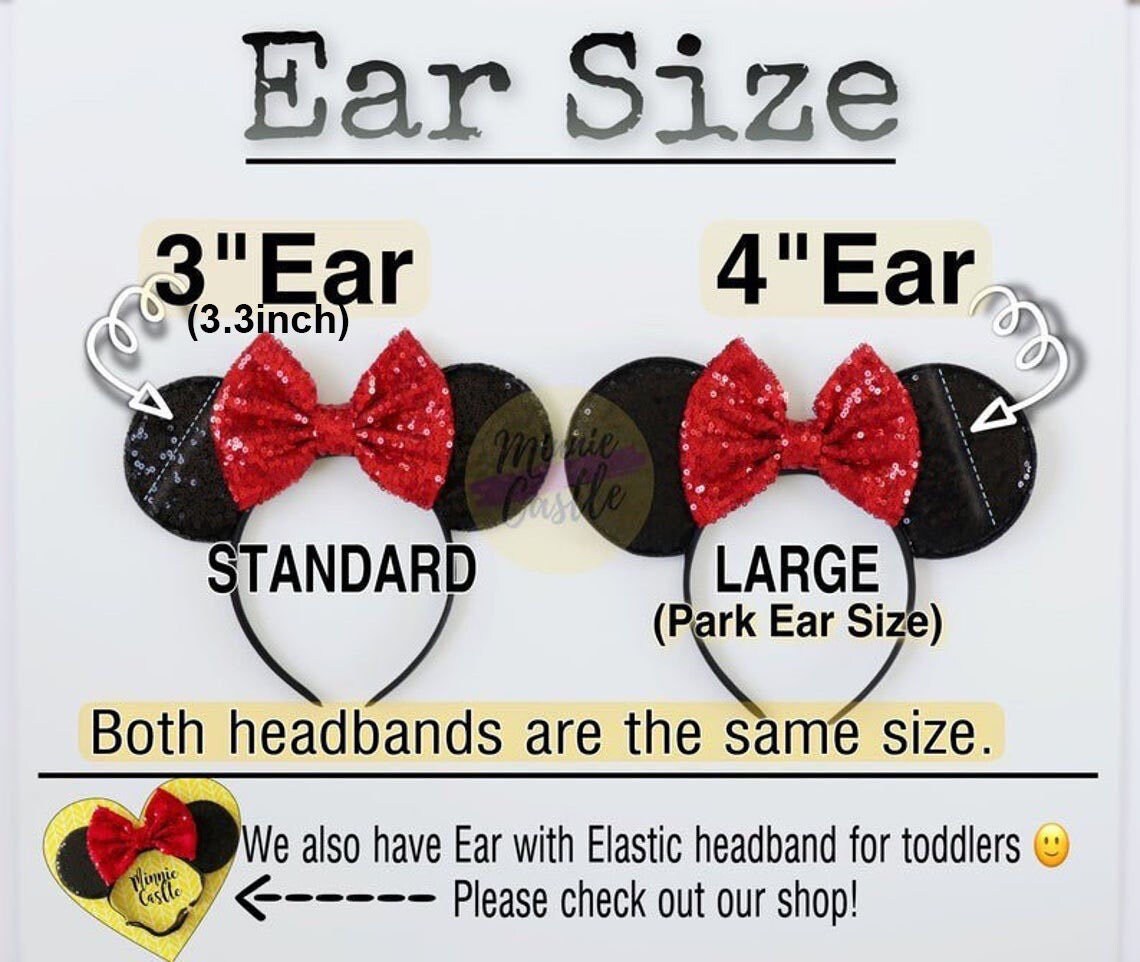Buffalo Plaid Bow Minnie Ears