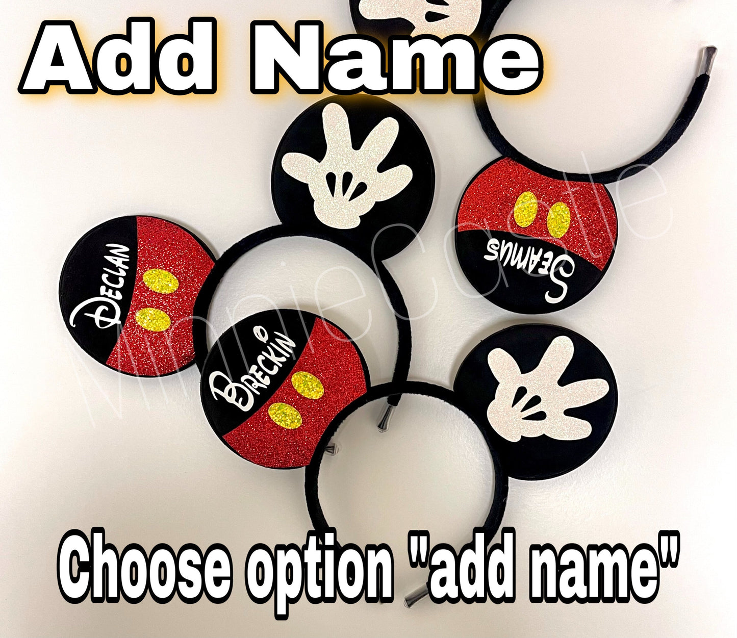 Personalized Mouse Ears