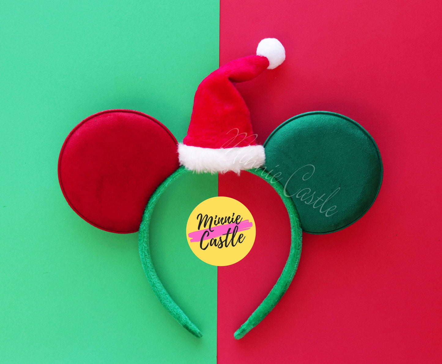 Santa Hat Mickey Ears