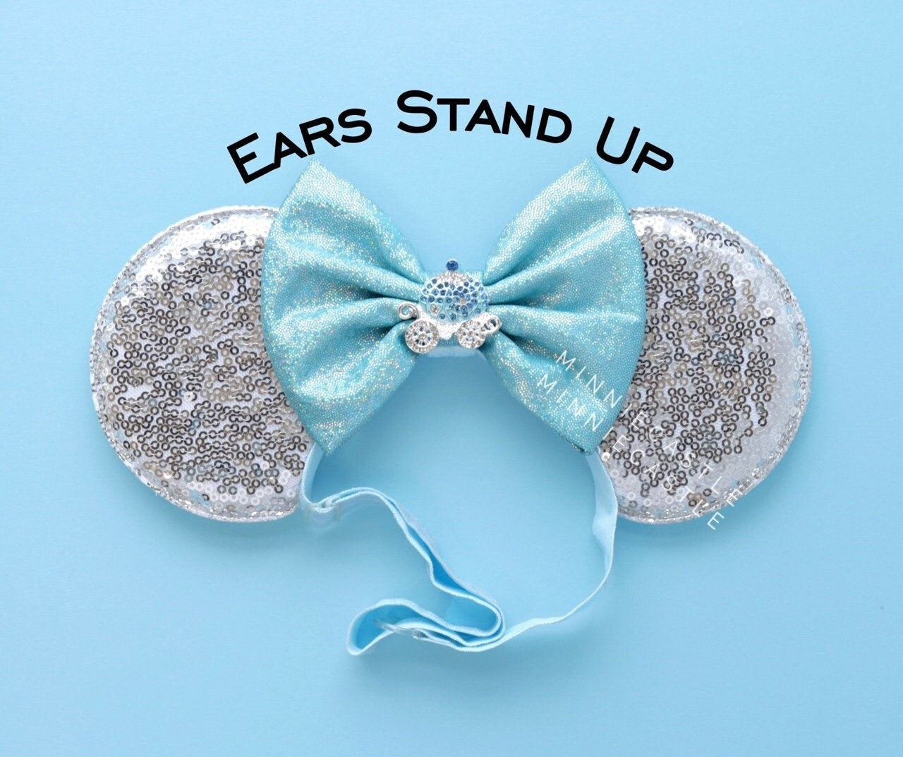 Cinderell Princess Mouse Ears (Elastic Band)