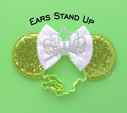 Tiana Mickey Ears (Elastic Headband)