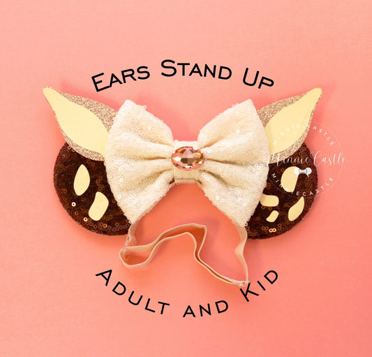Bambi Mickey Ears (Elastic Band)