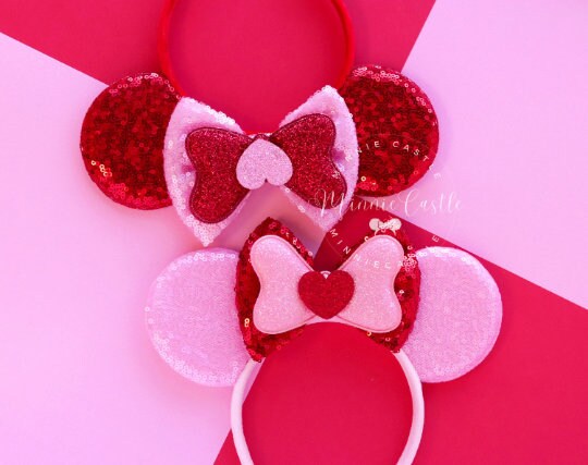 Valentines Day Minnie Ears