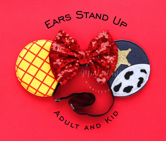 Woody Mickey Ears (Elastic Band)