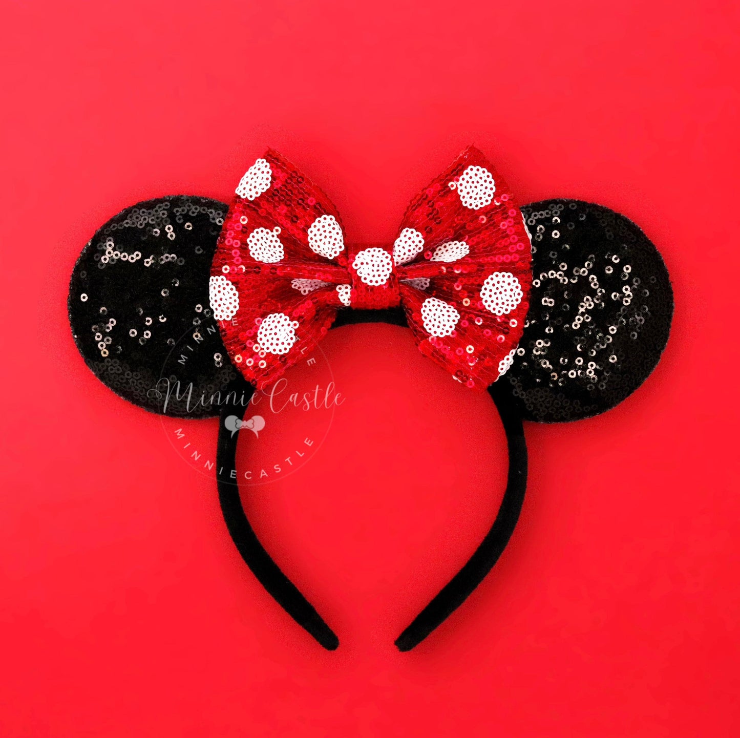 Red Bow Mickey Ears