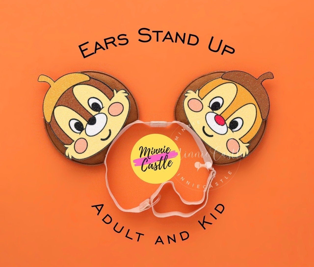 Chip munk and Dale Ears (Elastic Band)