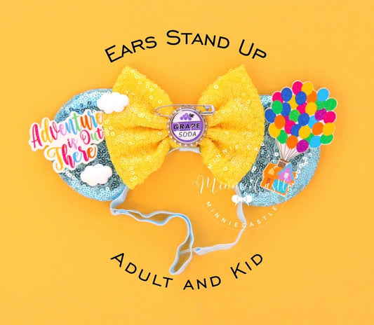 Up Minnie Ears (Elastic Band)