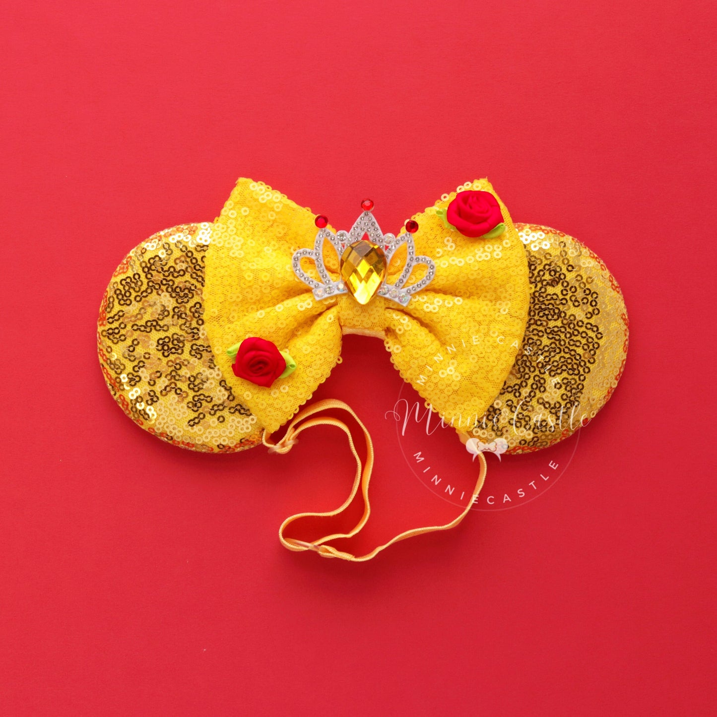 Princess Minnie Ears (Elastic Band)